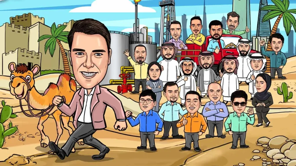 jasa pembuatan karikatur di area jakarta depok tangerang bekasi